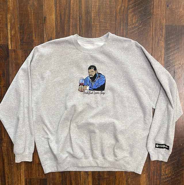 Drake Certified Lover Boy Crewneck XL