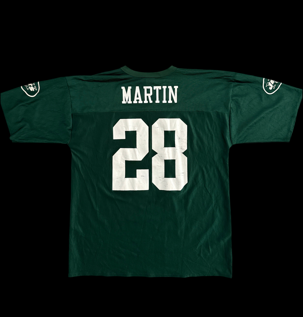 NFL パイレーツ MARTIN 28 LOGO ATHLETIC ゲームシャツ Vintage NFL New York Jets Curtis Martin #28 Jersey – Green, XL