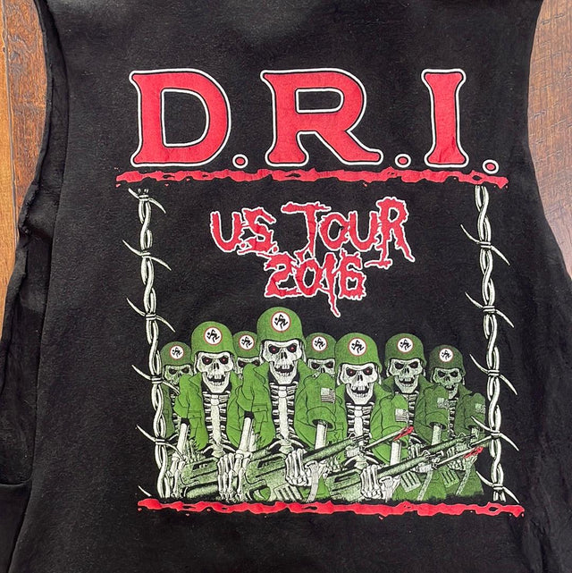 D.R.I. Dirty Rotten Mmbeciles 2016 Violent Pacification Tour Shirt M