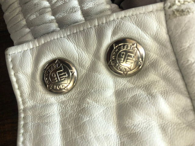 Vintage 90s Jeff Hamilton Los Angeles Dodgers Reversible Leather Jacket XL