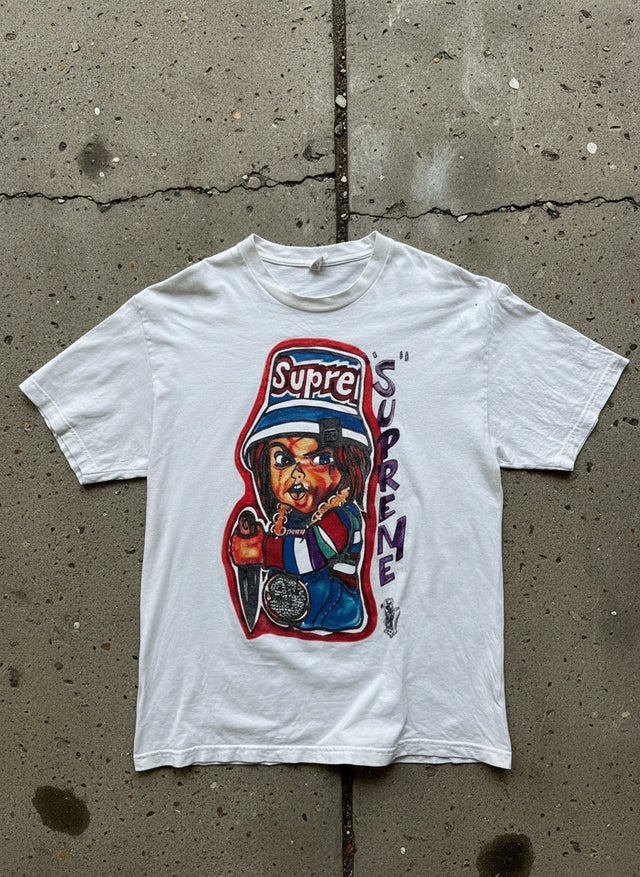 Supreme × Shirt by King Phade Chucky Tee White (XL)