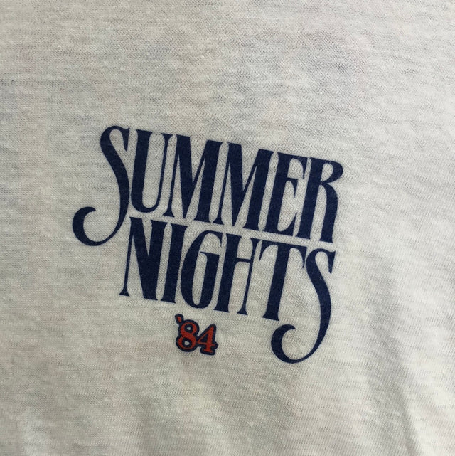 Vintage 1984 Moody Blues Summer Nights LS S