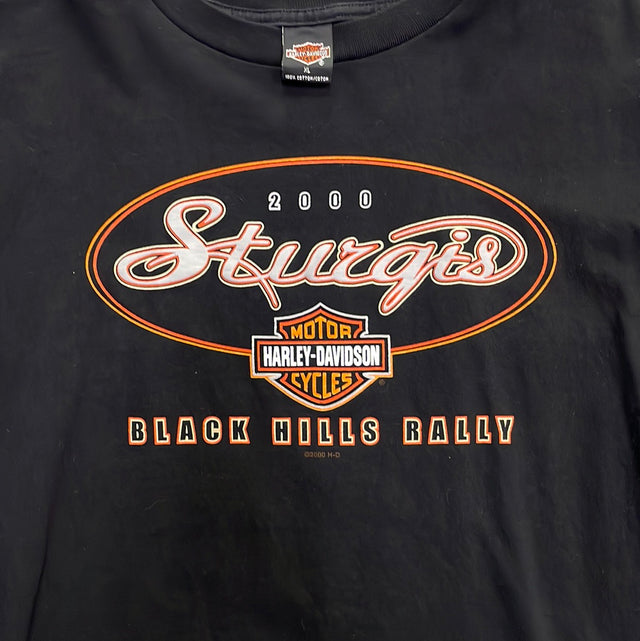 Vintage 2000 Harley Davidson Sturgis 60th Anniversary Tee XL