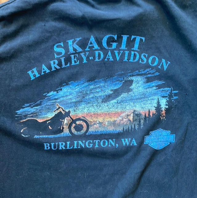 Y2K Harley Davidson Burlington, WA Shirt L