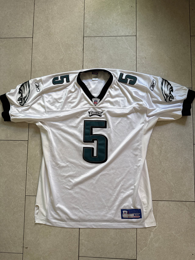 Vintage 2004 Reebok NFL Equipment Donovan McNabb #5 Philadelphia Eagles Stitched Away Jersey Size 50 XL