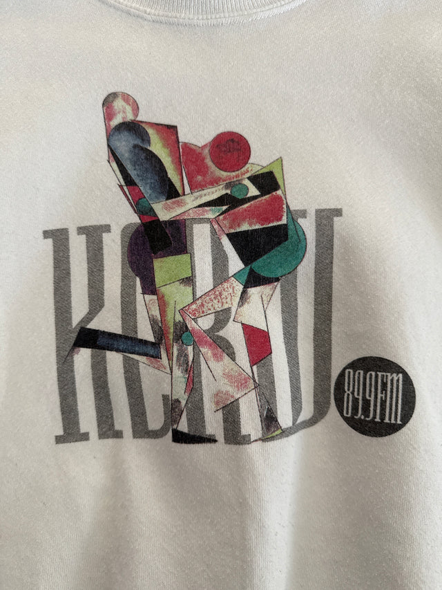Vintage 90s KCRW Radio Station Crewneck Sweatshirt – Medium
