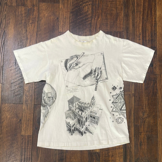 Vintage 1990 M.C. Escher Andazia Shirt Large
