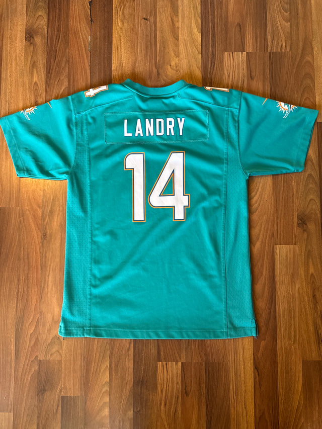 2014–2017 Miami Dolphins Jarvis Landry #14 Nike NFL Jersey Youth XL