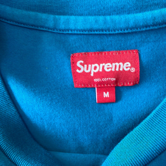 Supreme Small Box Tee Teal M