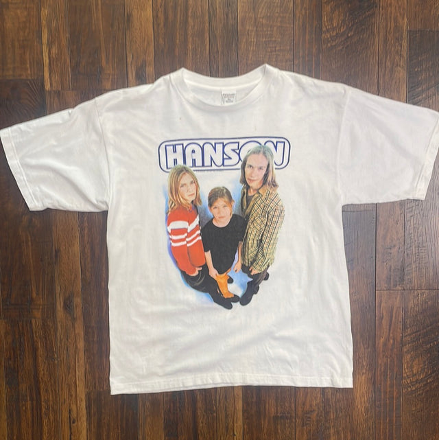 Vintage 1997 Hanson Band Shirt Polygram XL