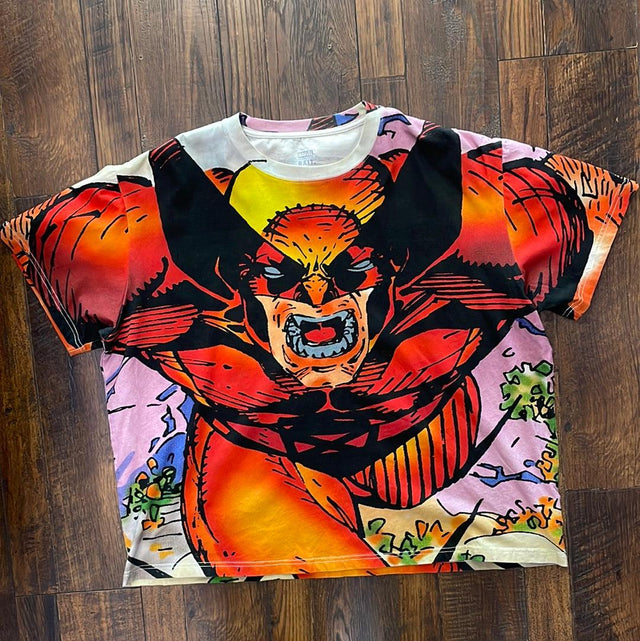 Bait x Marvel Comics Jim Lee X-Men Wolverine All-Over Print XL