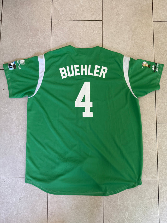 Tulsa Drillers Walker Buehler #4 Green Team Promotional Jersey Adult XL MiLB Dodgers Affiliate