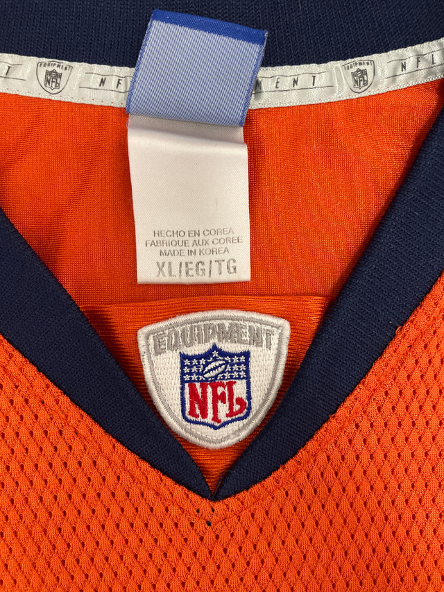 Vintage Reebok Denver Broncos Clinton Portis Orange Jersey XL