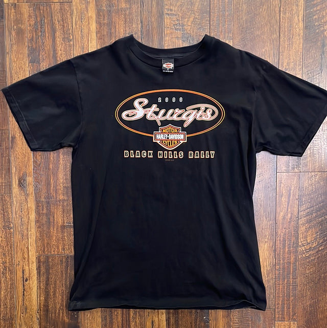 Vintage 2000 Harley Davidson Sturgis 60th Anniversary Tee XL