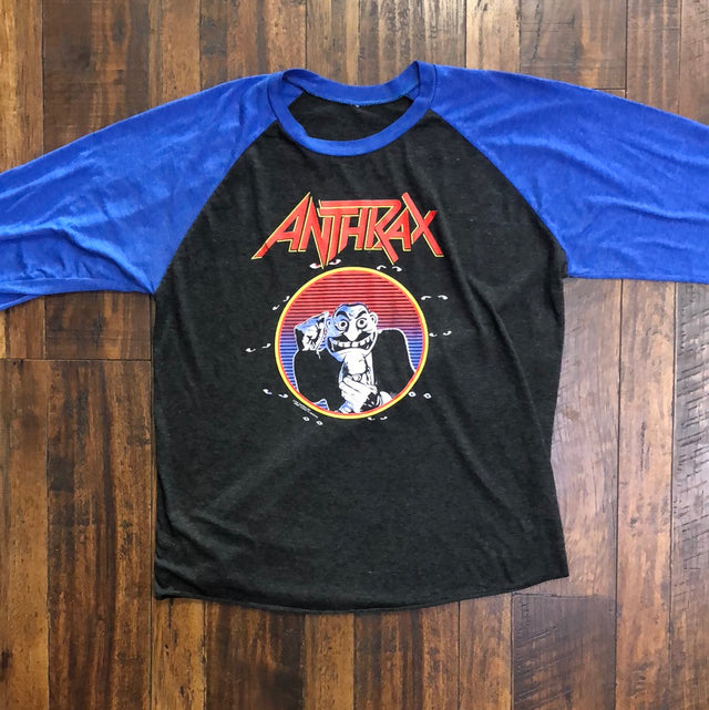 Vintage 1989 Anthrax Don't You Fk'n Look At Me Brockum Ringer Large