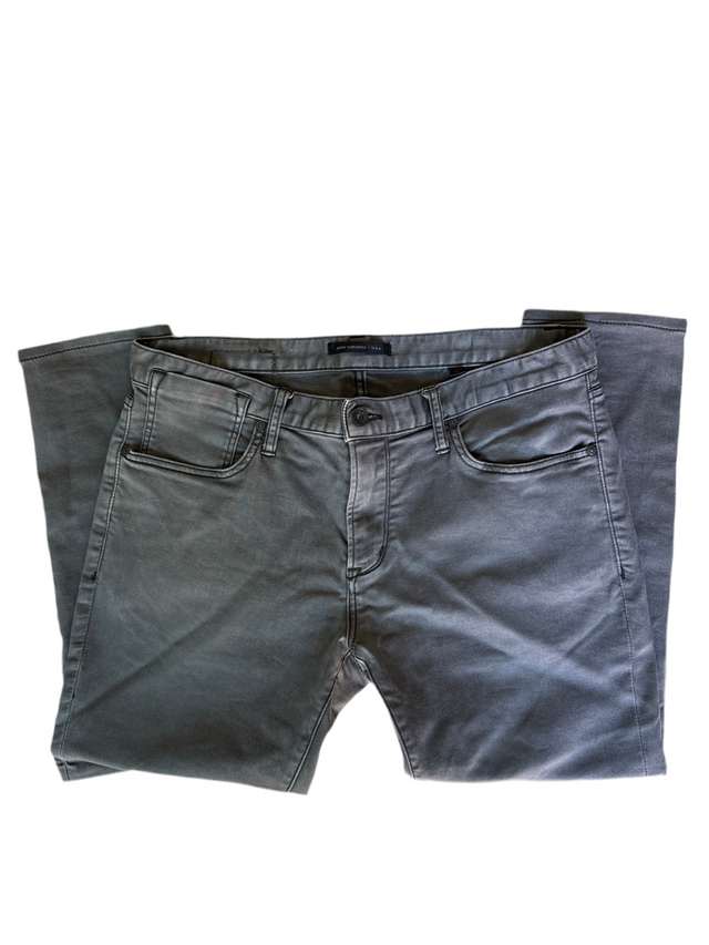 John Varvatos U.S.A. Bowery Slim Straight Pants – Washed Grey Men’s 34x32