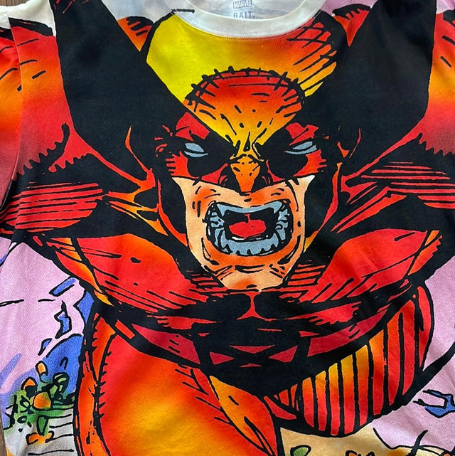 Bait x Marvel Comics Jim Lee X-Men Wolverine All-Over Print XL