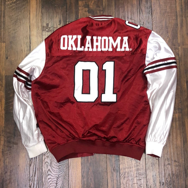 Vintage Oklahoma University Sooners Reversible Jacket XL