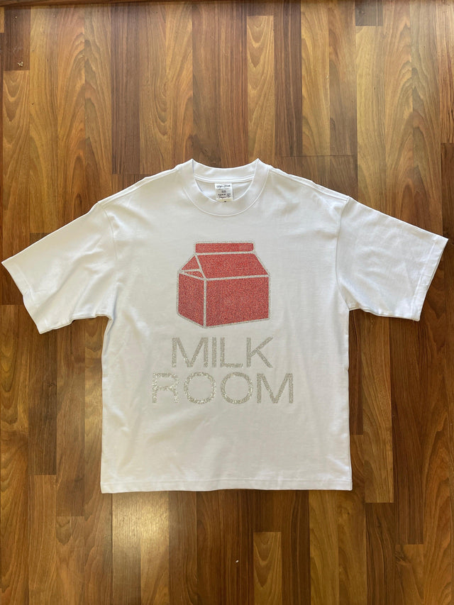 Milk Room 4th Year Anniversary 9.0 oz White Tee