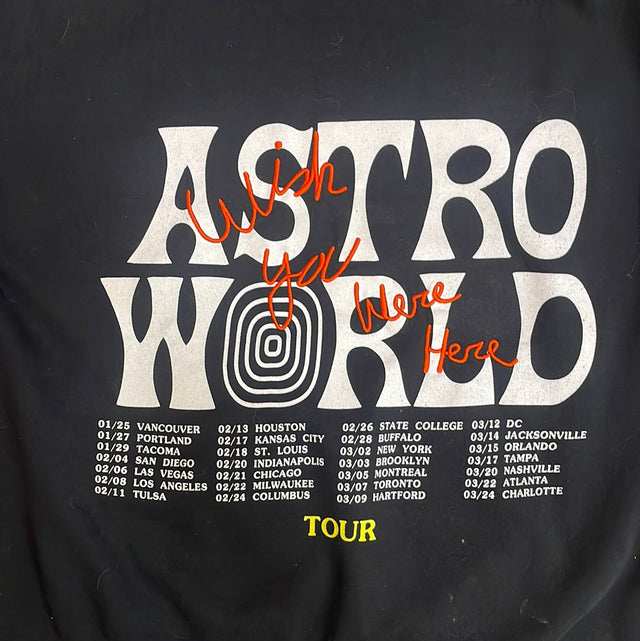 Travis Scott Astroworld Wish You Were Here Tour Hoodie Large