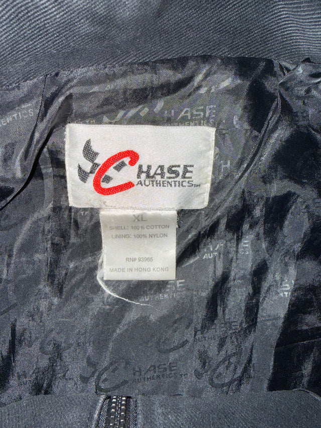 Vintage 1990s Dale Earnhardt Goodwrench Service Plus NASCAR Racing Jacket XL Black Chase Authentics