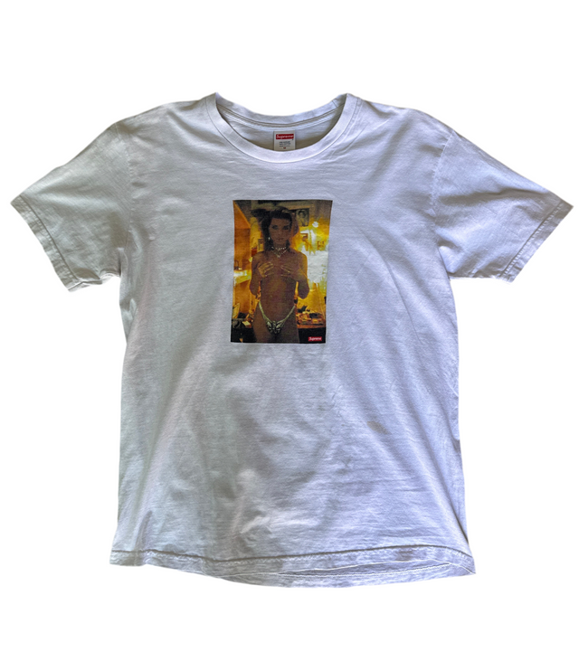 SS18 Supreme Nan Goldin Kim in Rhinestone Tee M