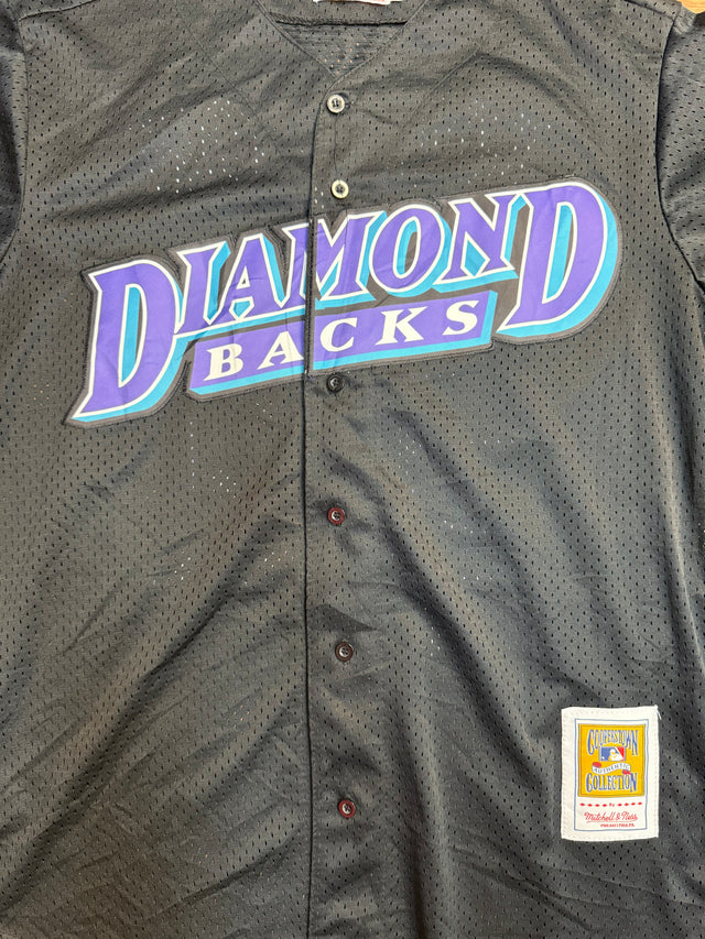 Vintage Arizona Diamondbacks Randy Johnson Jersey - Mitchell & Ness Black Mesh (M)