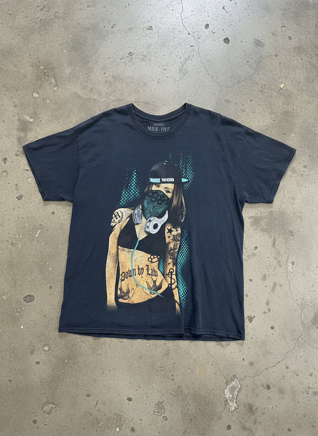MOB Inc “Down By Law Tattoo Girl” T-Shirt – Black (XL)