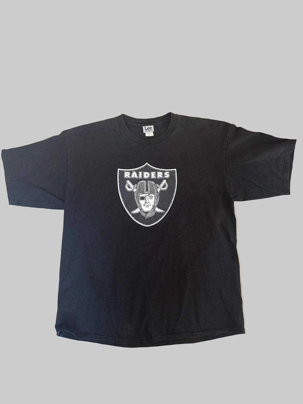 Vintage 2001 Oakland Raiders Lee Sport NFL Graphic T Shirt Black