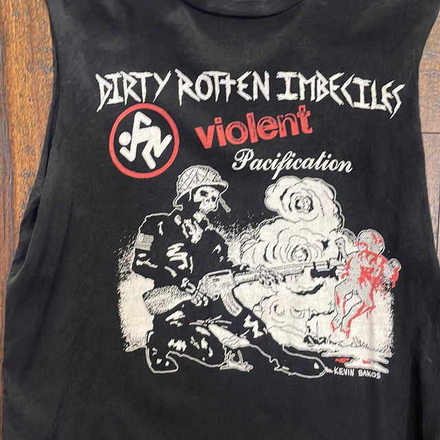 D.R.I. Dirty Rotten Mmbeciles 2016 Violent Pacification Tour Shirt M