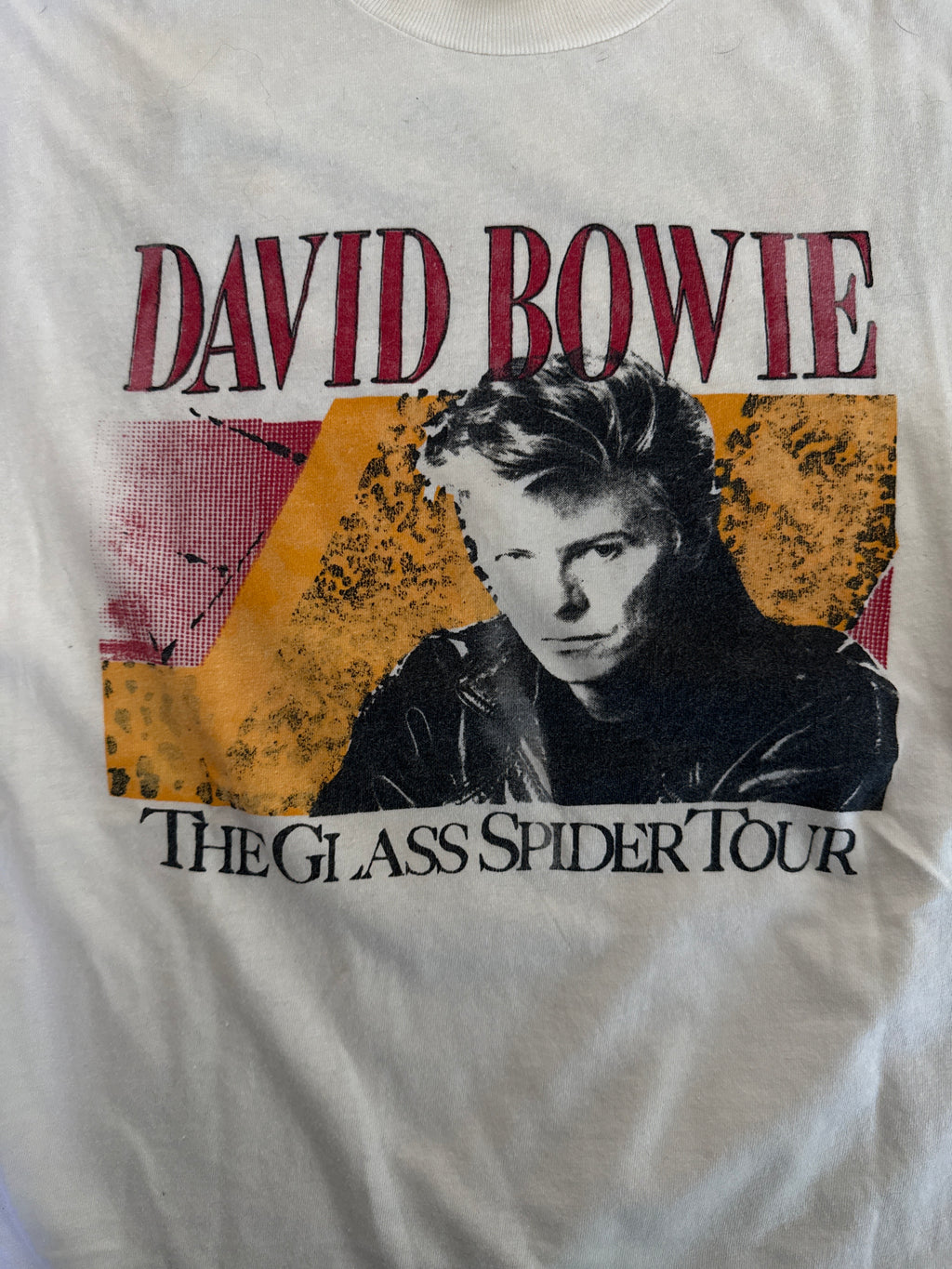 David Bowie グラススパイダーツアー Tシャツ Lサイズ 1987 Vintage 1987 David Bowie Glass Spider Tour T Shirt Size L Made In