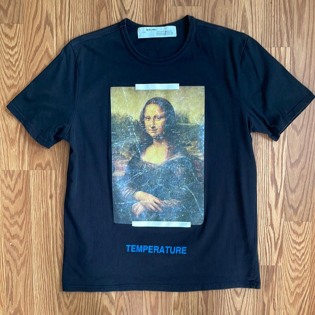 2018 Off White Mona Lisa Temperature Tee XL