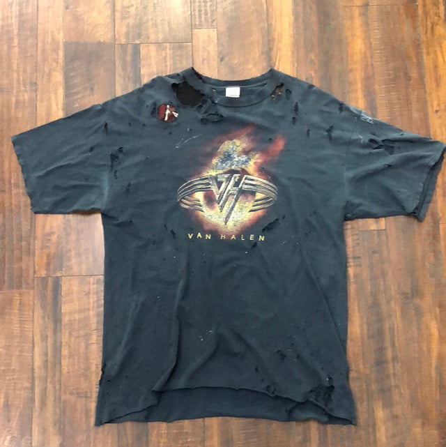 Distressed 2004 Van Halen Tour Shirt 3XL