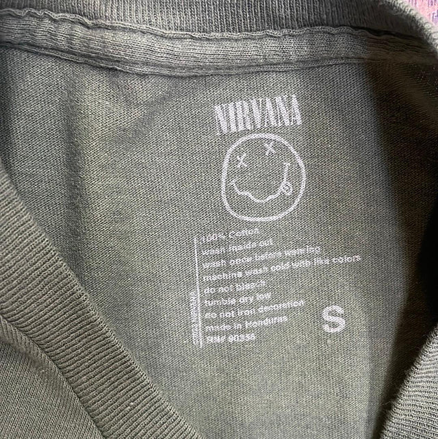 Nirvana Band Tee Small
