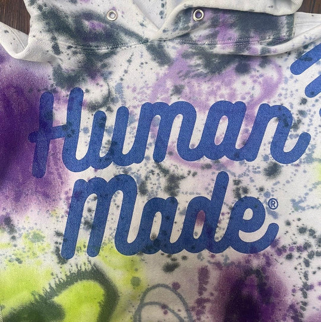 Human Made Dry Alls Logo Washed Hoodie M