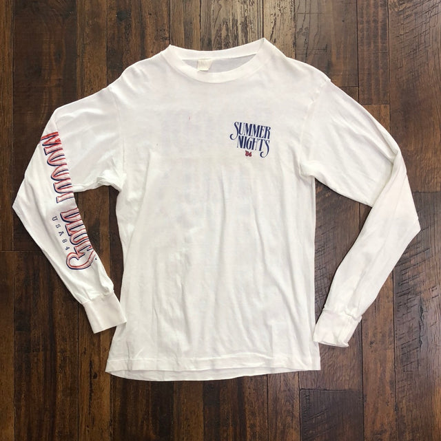 Vintage 1984 Moody Blues Summer Nights LS S
