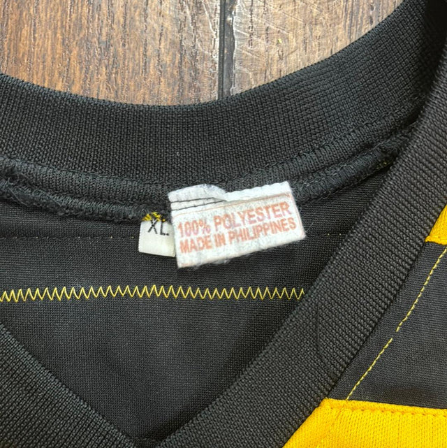 Signed Pittsburgh Steelers #44 Terry Matakevich Sz Bumblebee Jersey XL