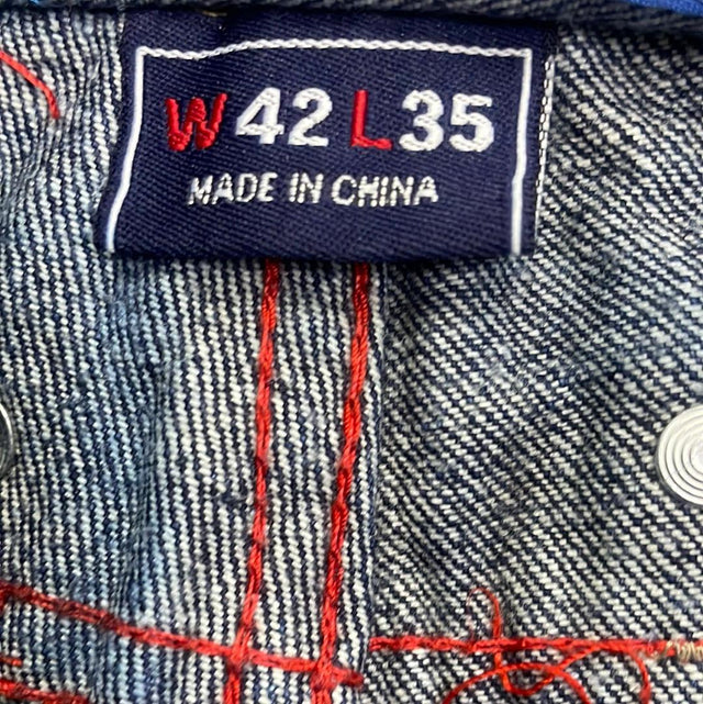 Y2K Coogi Embroidered Jeans 42x34