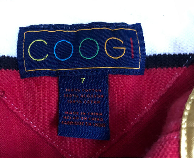 Coogi Tiger Patch Polo Small