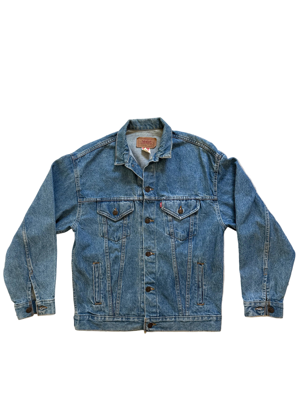 Vintage 1980s Levi's 57508 Type III Trucker Denim Jacket Made USA