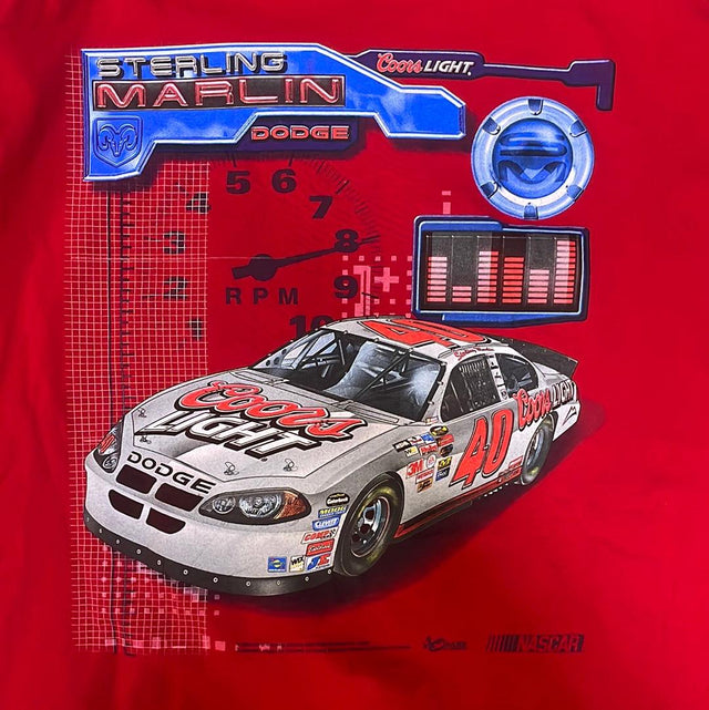 2004 Chase Authentics Nascar Sterling Marlin Racing T-Shirt Size 2XL