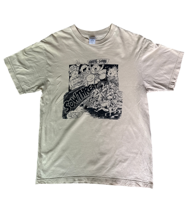 SOW Threat Japanese Punk Band Tee (Printstar, Size L)