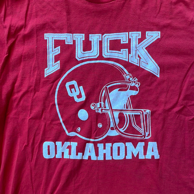 Vintage 80s F Oklahoma Shirt XL