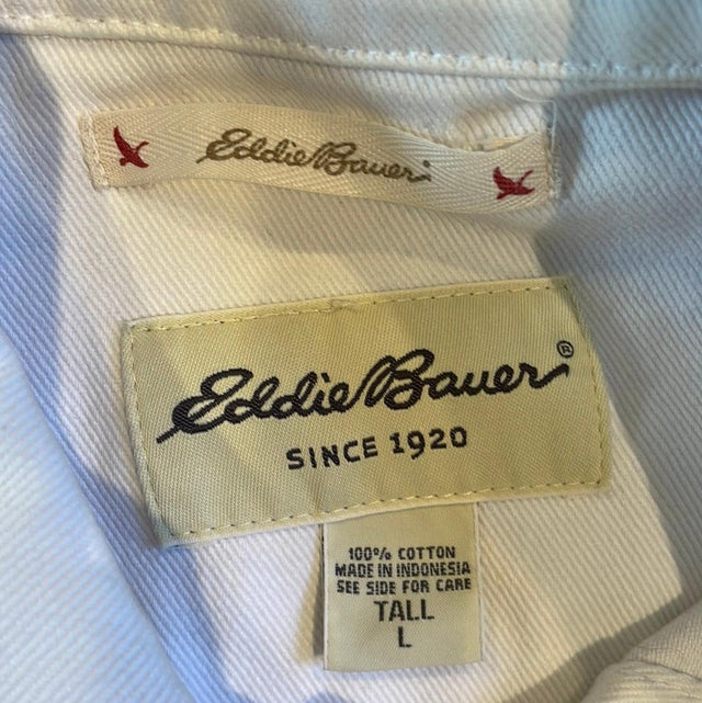 Y2K Eddie Bauer Bubbles Denim Jacket L
