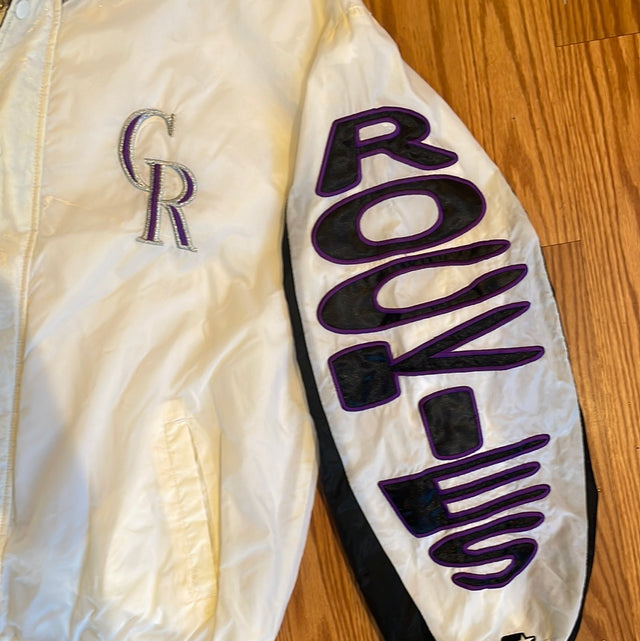 90s Starter MLB Colorado Rockies Windbreaker M