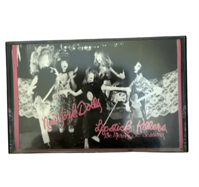 Vintage 1981 New York Dolls Lipstick Killers: The Mercer Street Sessions Cassette Tape (ROIR A104)