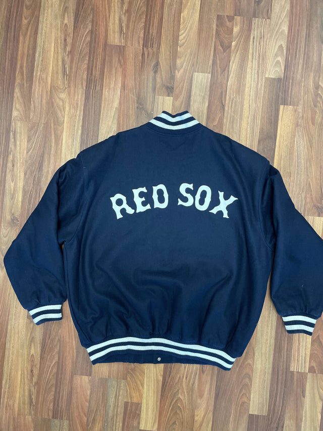 Vintage Jeff Hamilton Boston Red Sox Wool Jacket 4XL