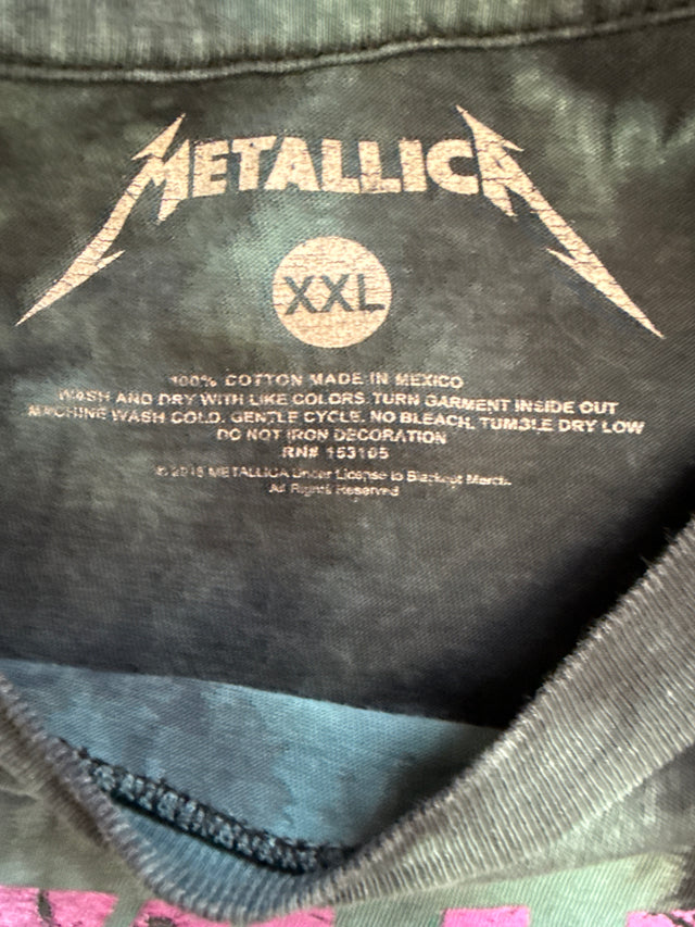 Metallica “Damaged Justice” Pushead Tie-Dye Long Sleeve – XXL