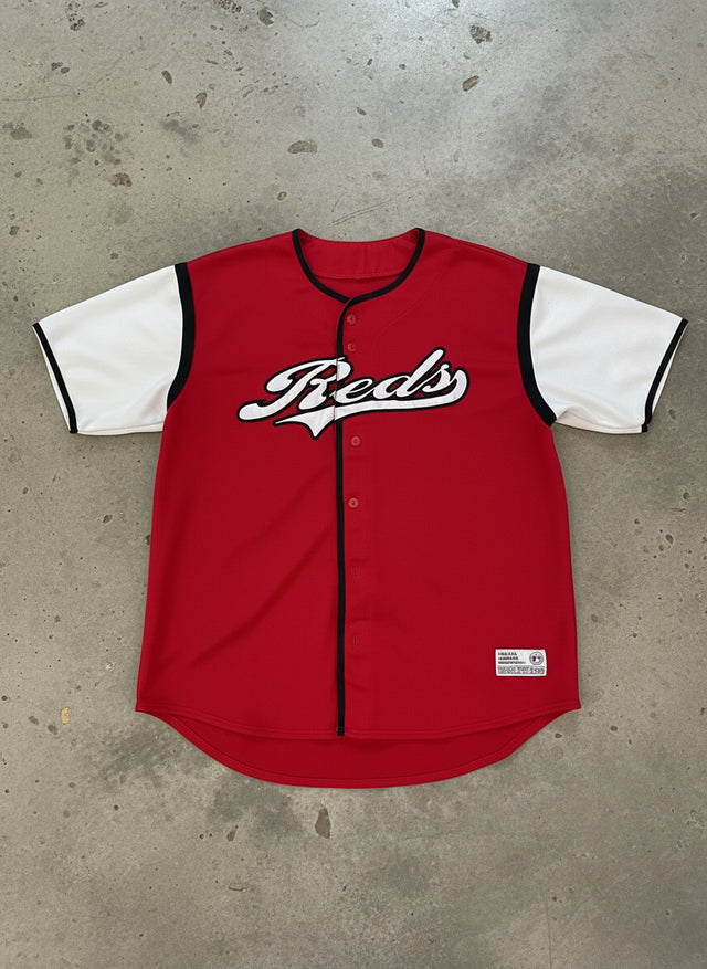 Vintage 1998 Cincinnati Reds MLB True Fan Series Jersey XL Red White
