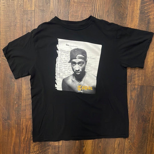 Tupac Cross Colours Poetic Shirt L
